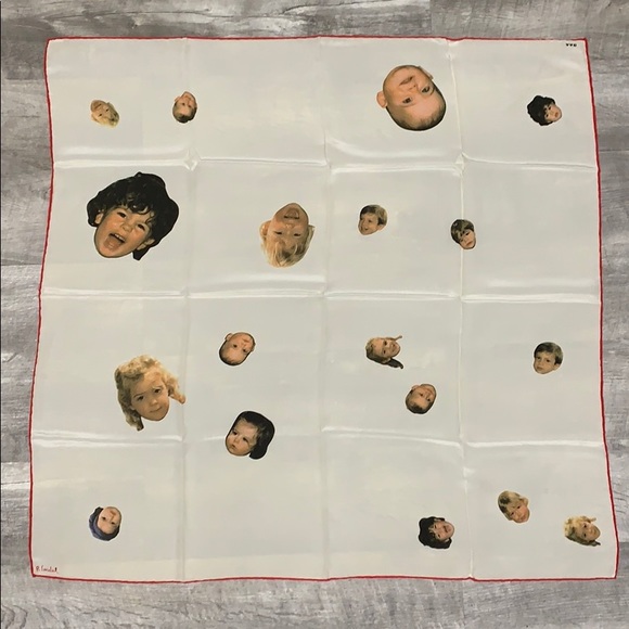 Vintage Accessories - ROSEMARIE TROCKEL COLLECTIBLE SILK SCARF